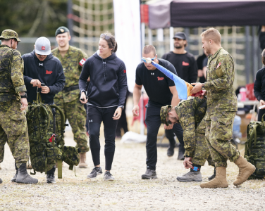 PSP Outside with soldiers