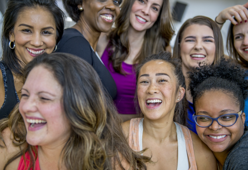 diverse group of women