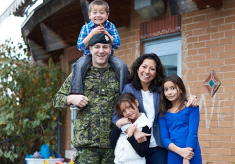 CAF Family outside home