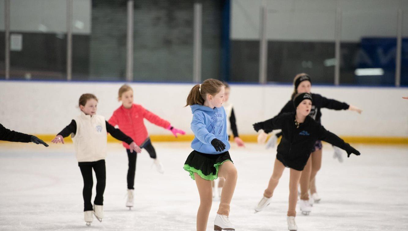 Children figure skating