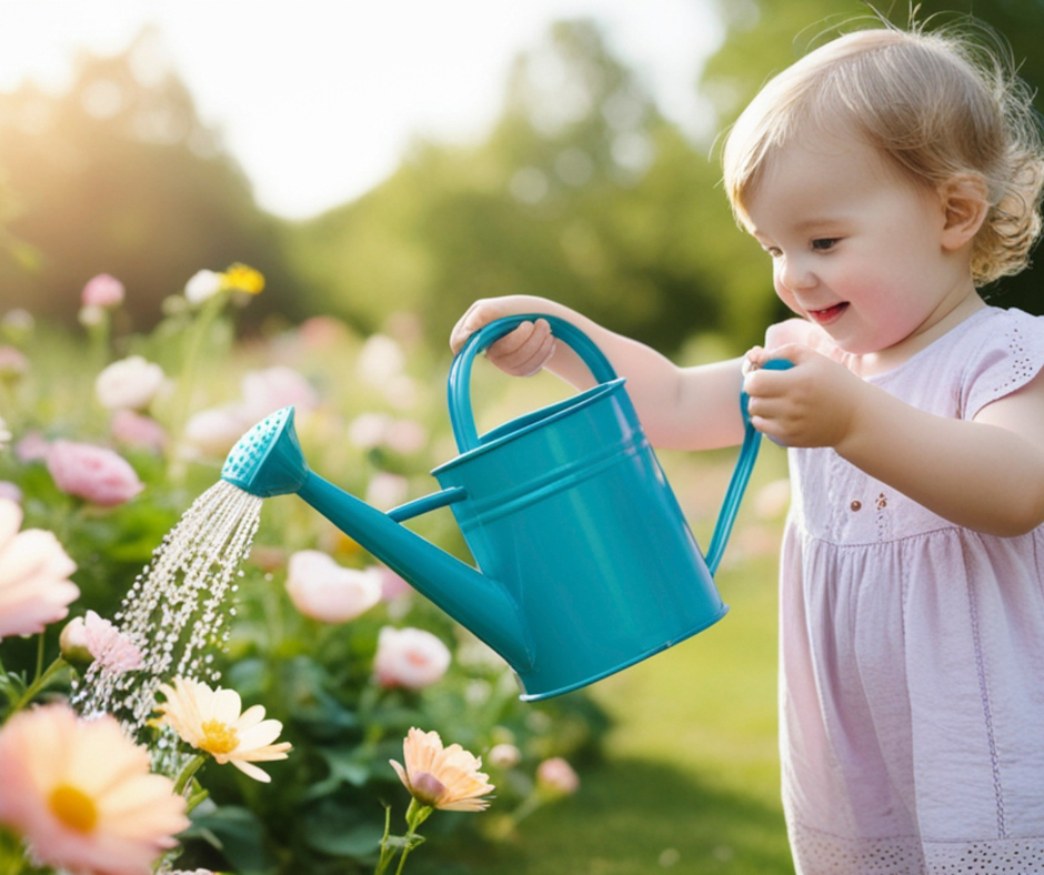 Toddler & Flower