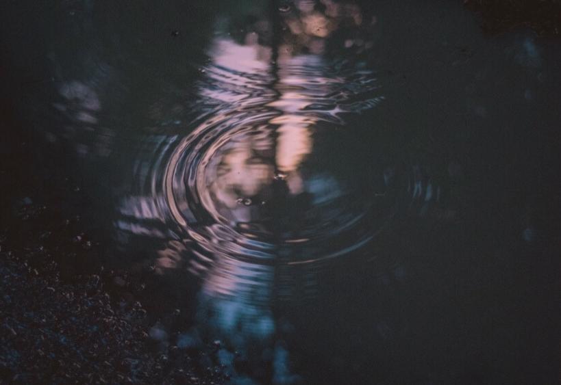 Ripples in puddle