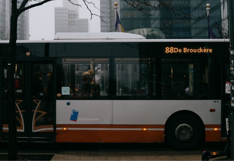 Brussels city bus