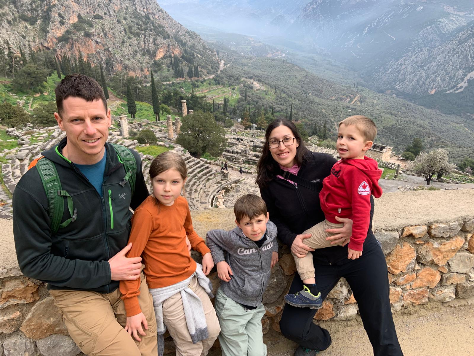 Martine and her family