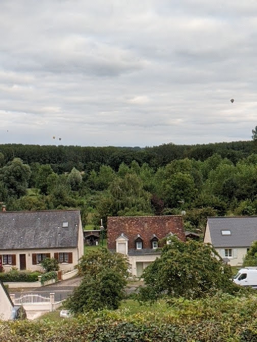 view from airbnb in france