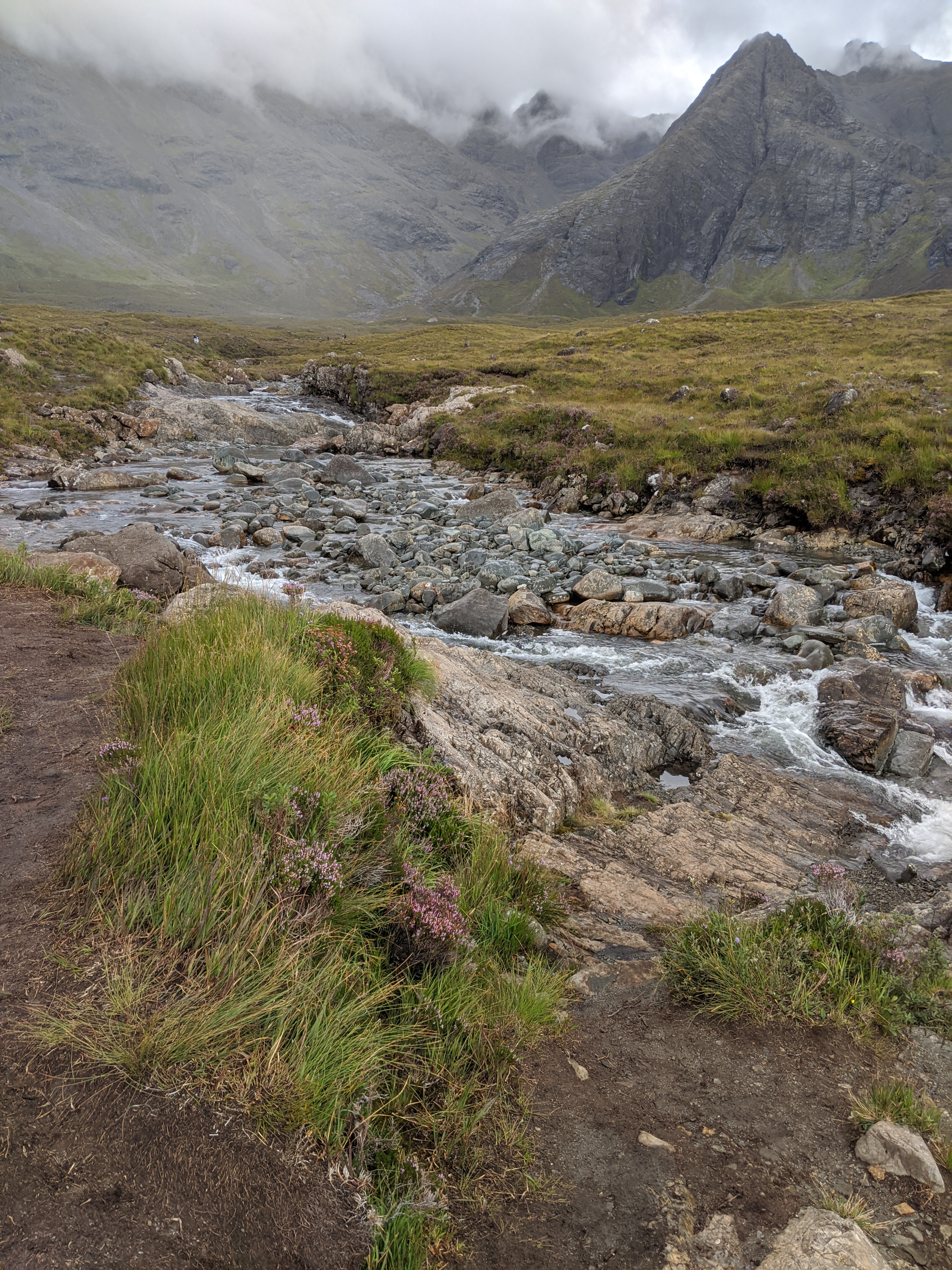 Fairy pools in Scotland