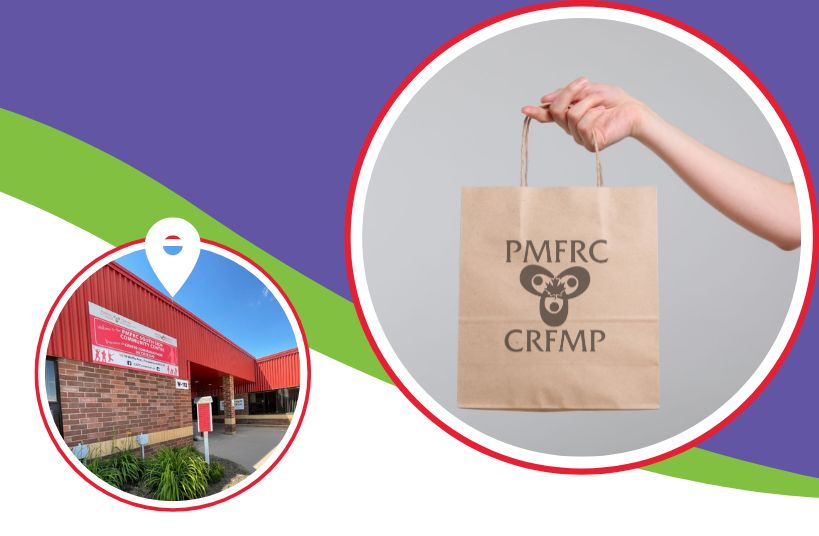 resource bag and south side community centre building