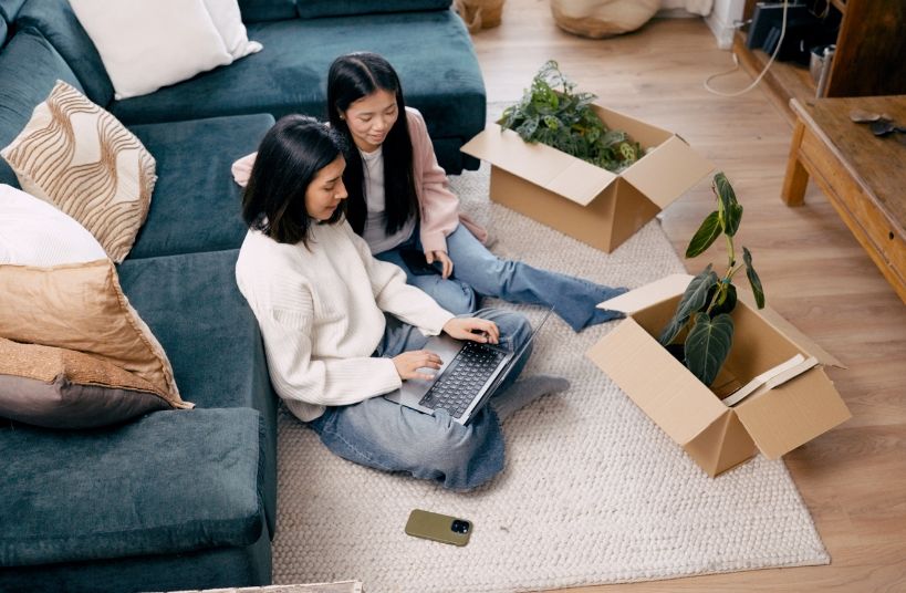 Virtual meeting while moving