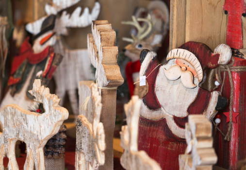 wooden Christmas decorations