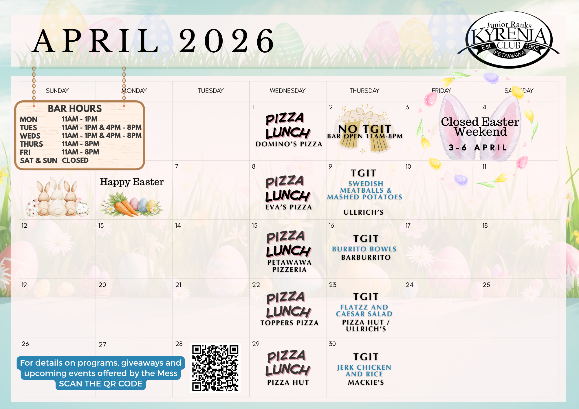 April Calendar
