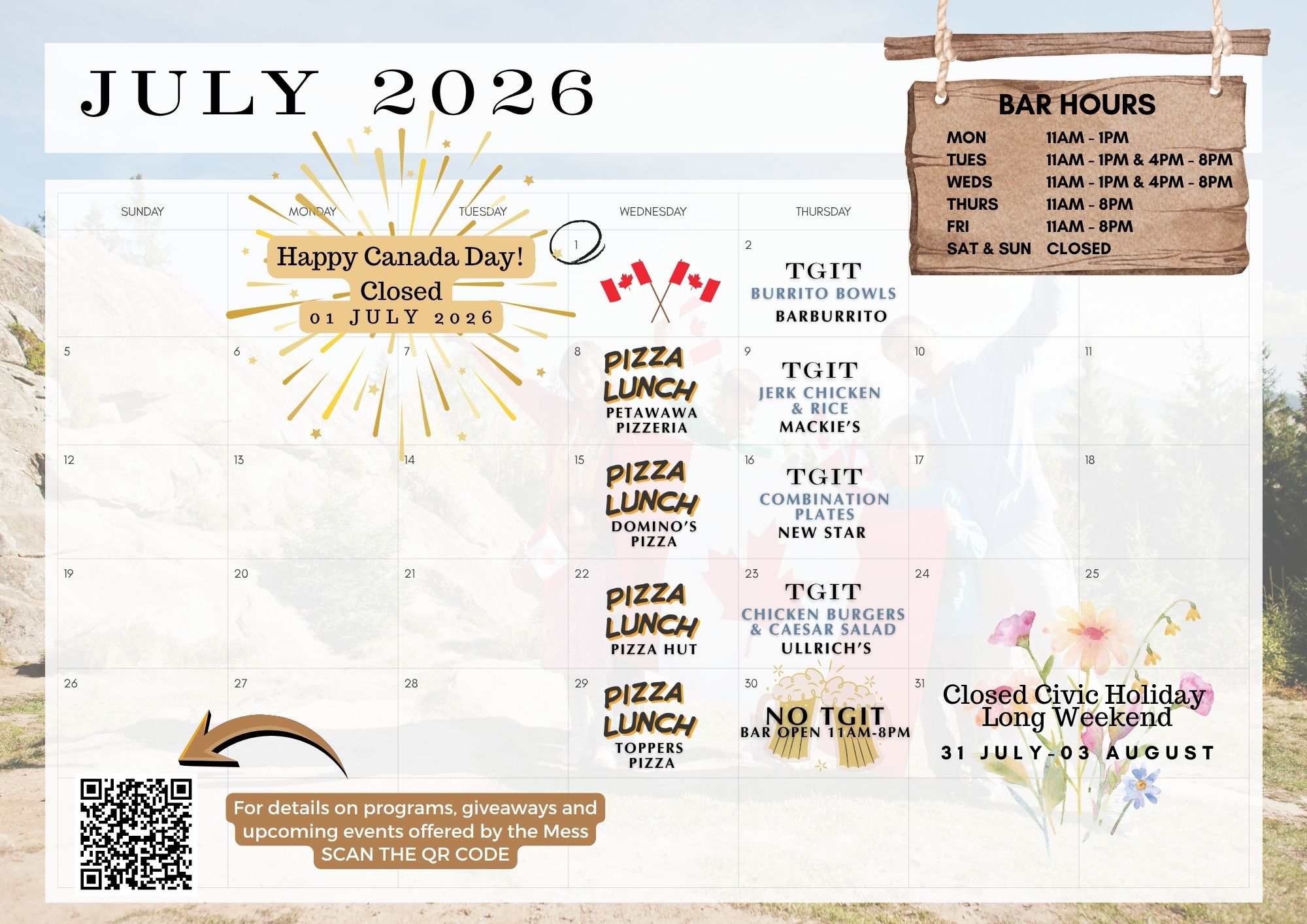 July Calendar
