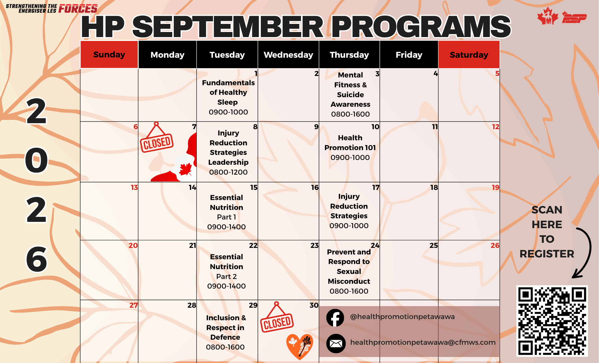 September Calendar