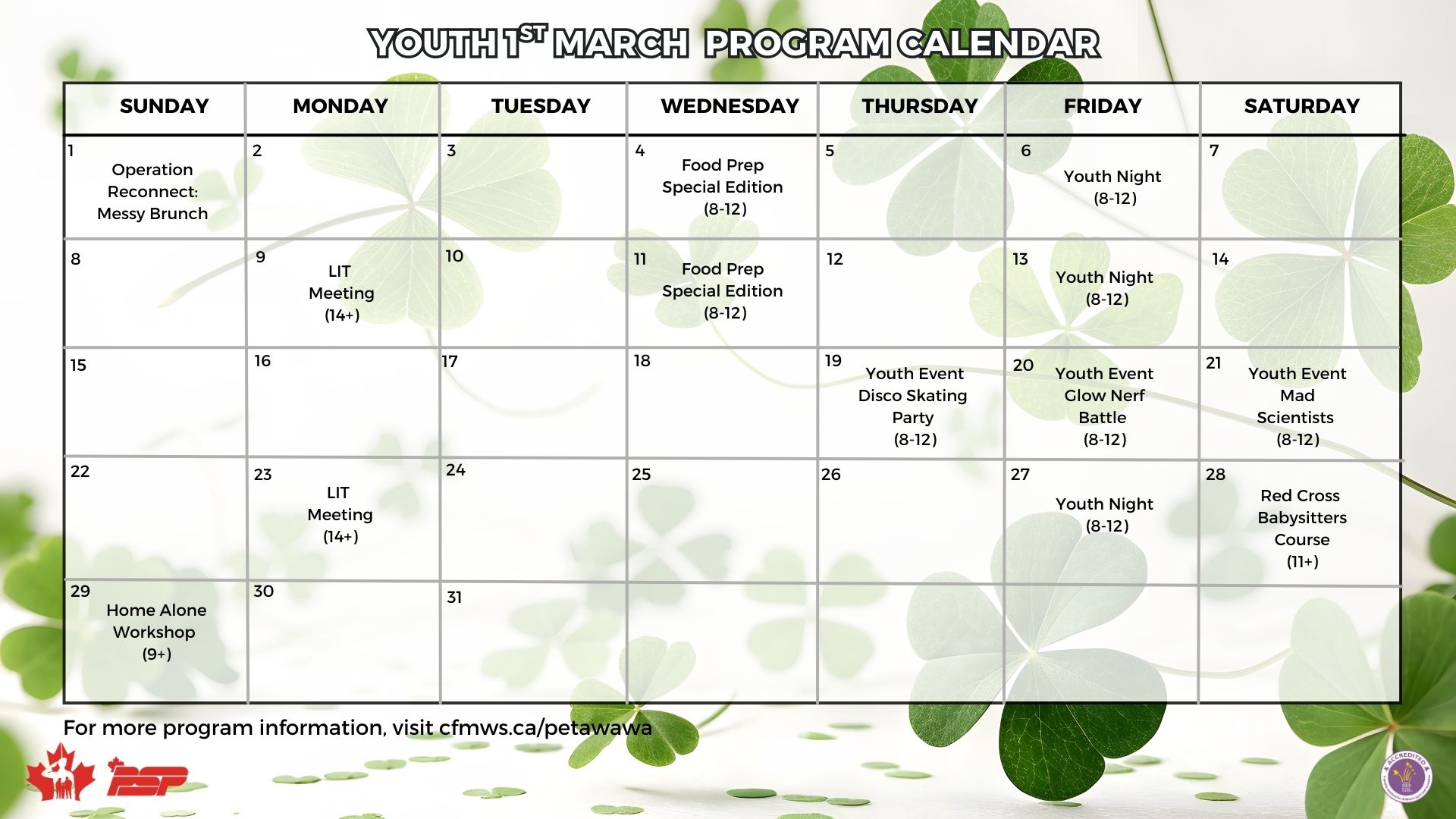 March Calendar