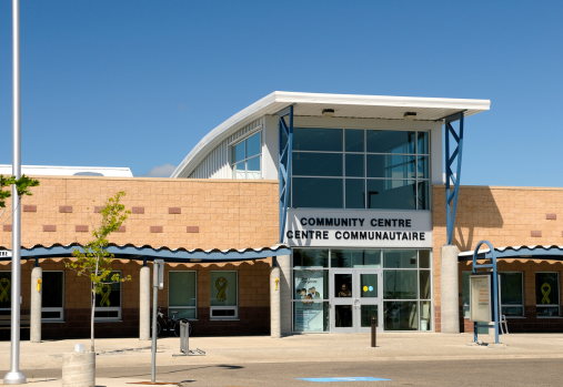 front of the Shilo Community Centre (MFRC)