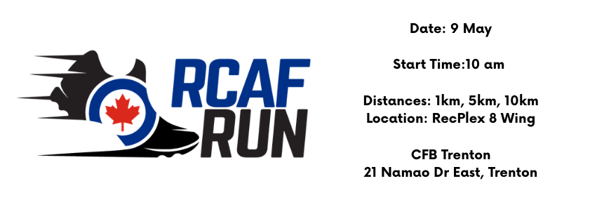 promo of RCAF Run 9 May