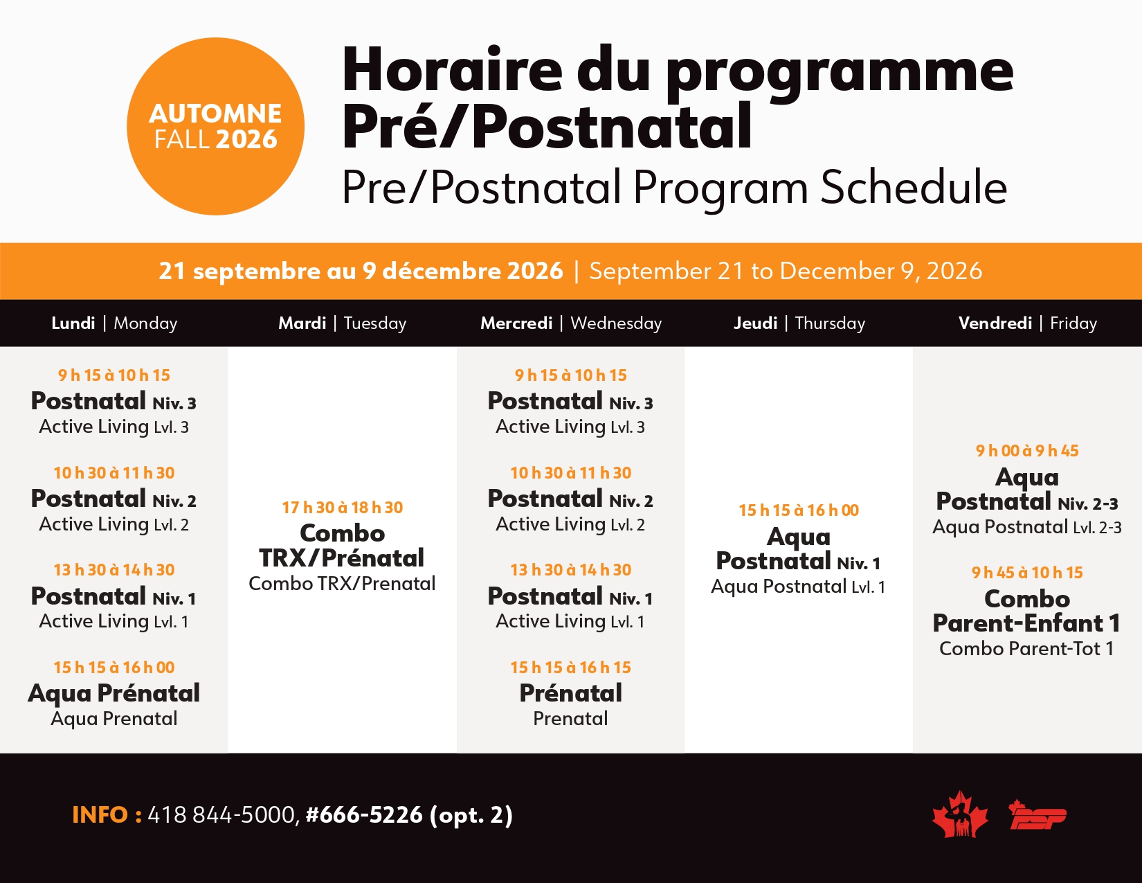 pre post natal classes