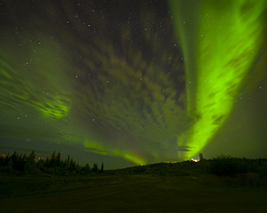 Nothern lights over Yellowknife