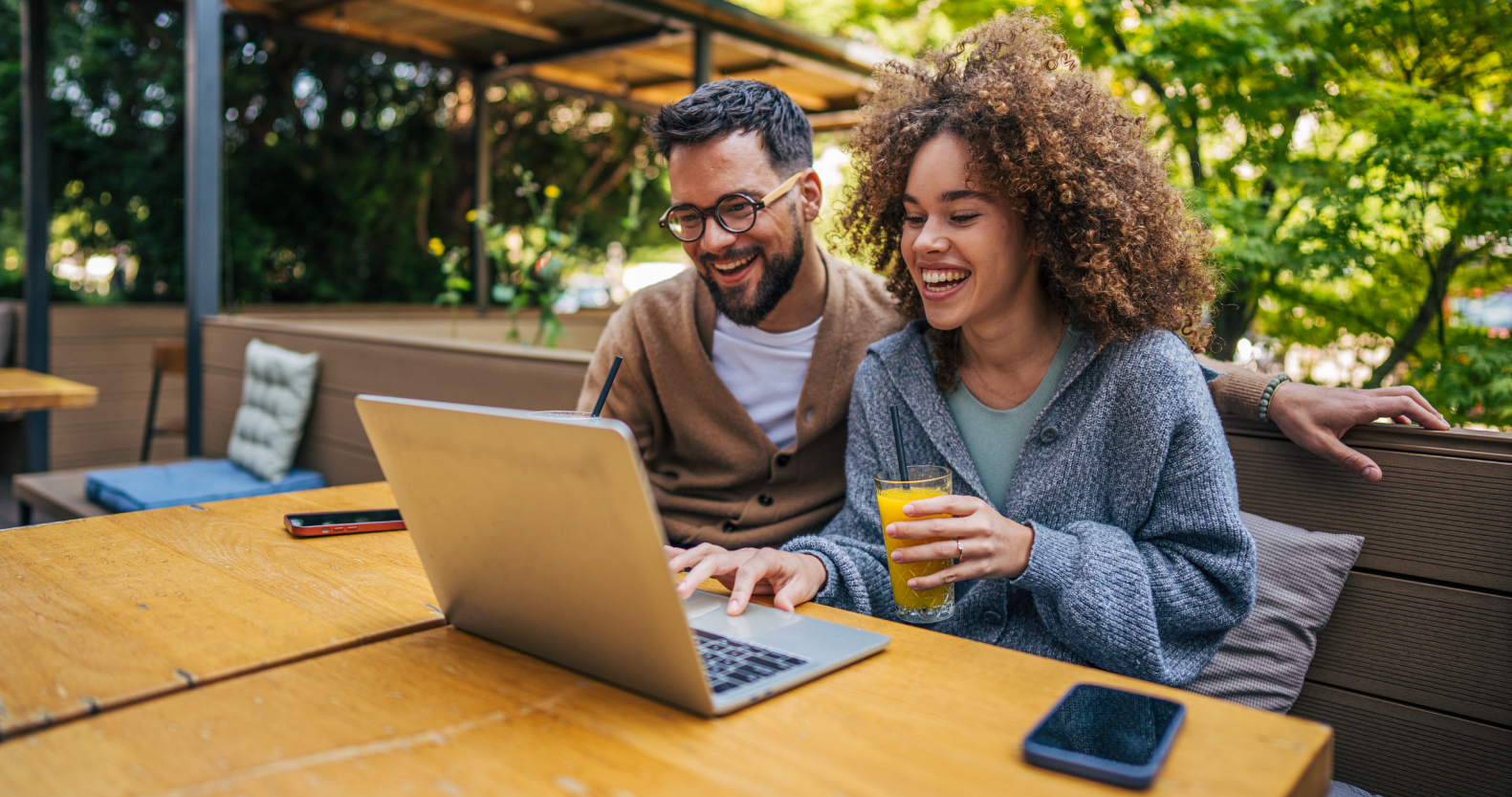 Daughter hugging her mother