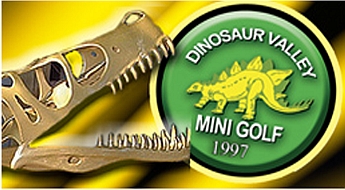 Dinosaur Valley Mini Golf Logo