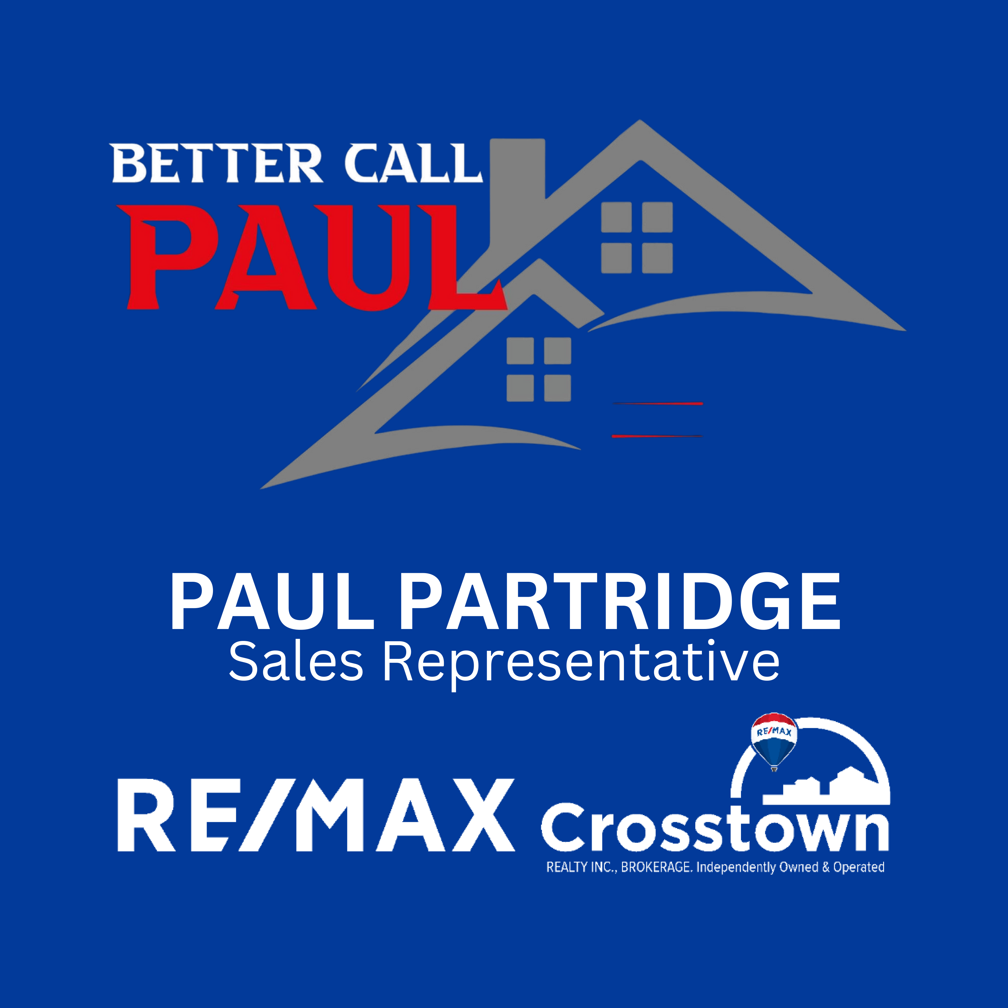 Paul Partridge - RE/MAX Crosstown Realty Brokerage Logo