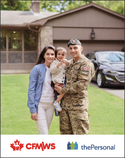 family standing in front of house, The Personal logo