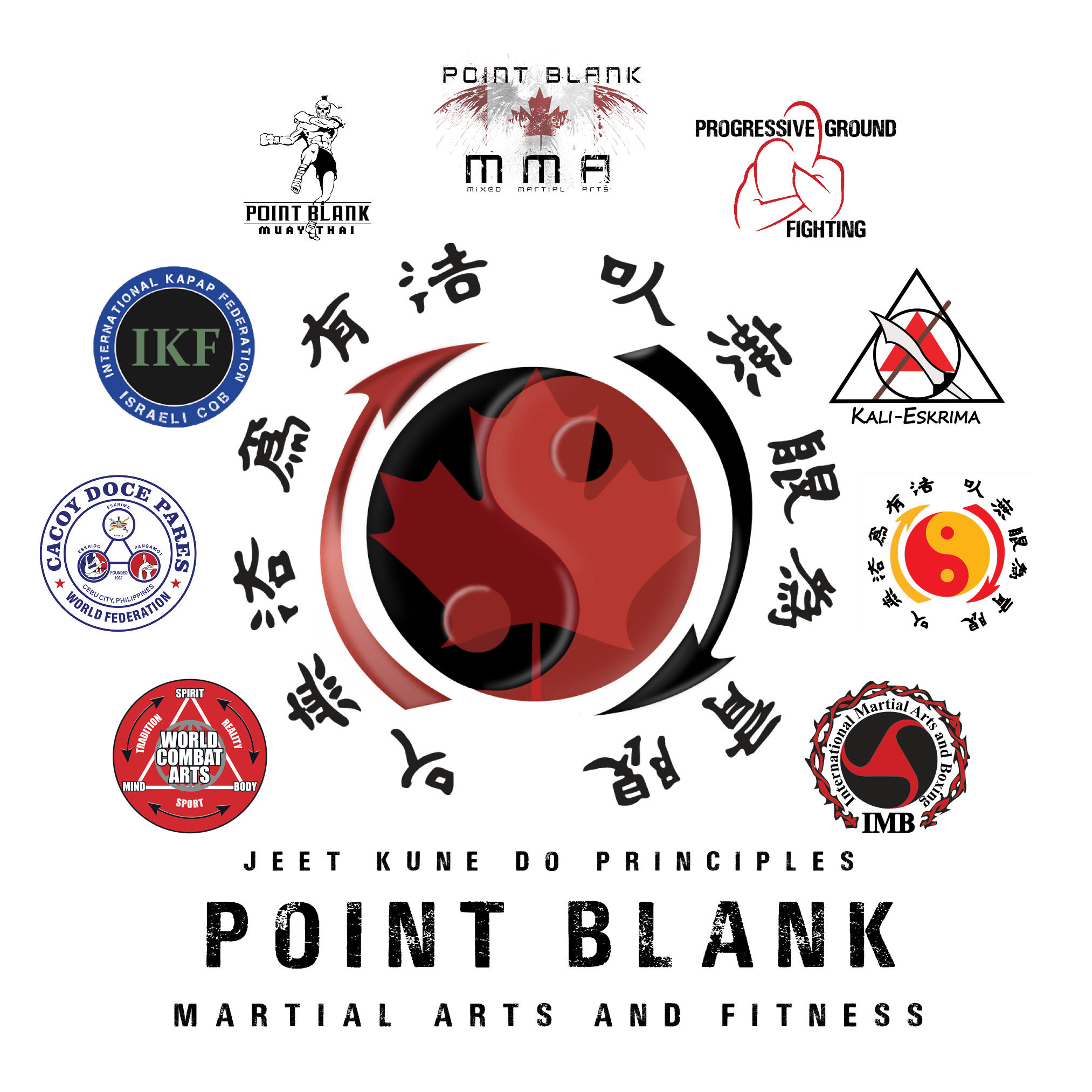 Point Blank Martial Arts Logo