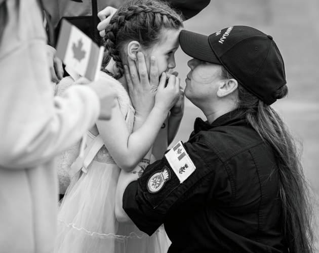 A mother with her daughter