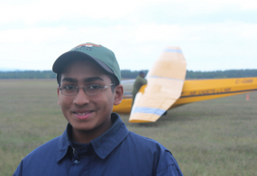 Tristan at an airfield