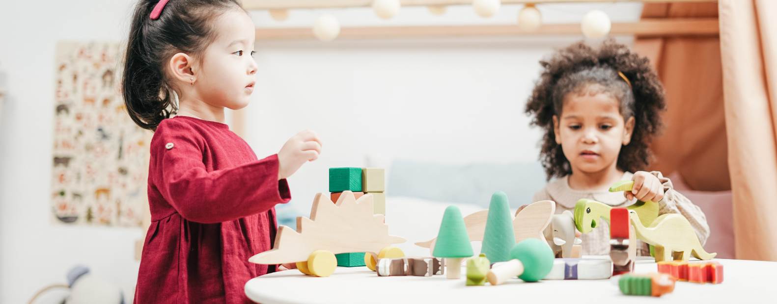 two children playing