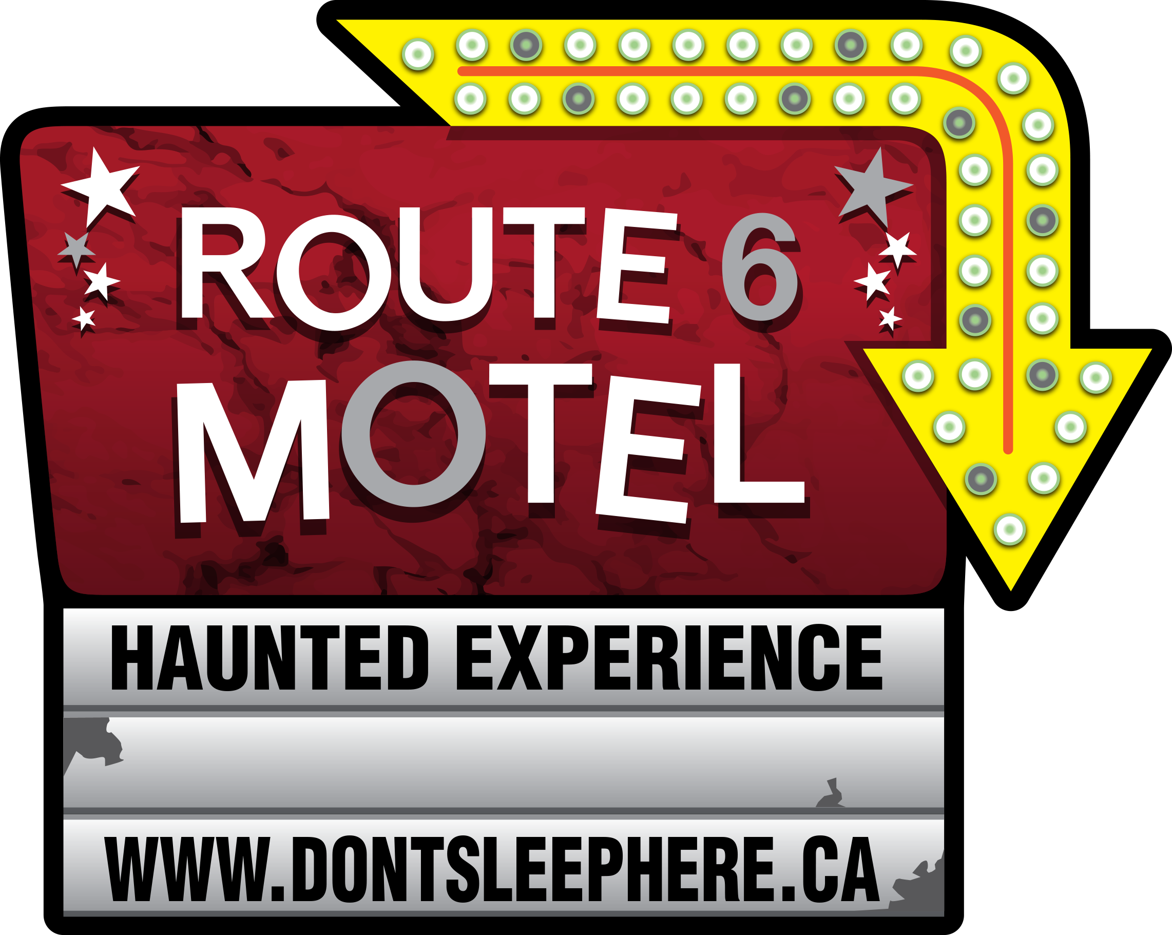 Route 6 Motel - A Haunting Experience Logo